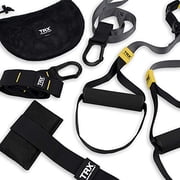 TRX Fit System Suspension Trainer, Fire-Resistant, Includes Door Anchor, Workout Guide