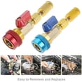 thumbnail image 1 of Ensemble d'Outils Clé de Noyau de Climatiseur Automobile, Dissolvant de Noyau de Valve R134a, Sans Perte de Réfrigérant, Réparation Rapide, Ajustement en Laiton Durable, pour Voiture CVC Atelier Garage Entretien Utilisateurs, 1 of 9