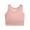005Pink, variant on Women's Summer Sports Tank Top Double Lined Sleeveless Basic Crop T Shirts Seamless Training Bra Pullover Tank Tops