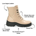 thumbnail image 5 of Journee Collection Womens Hallam Round Toe Block Heel Hiker Booties, 5 of 6
