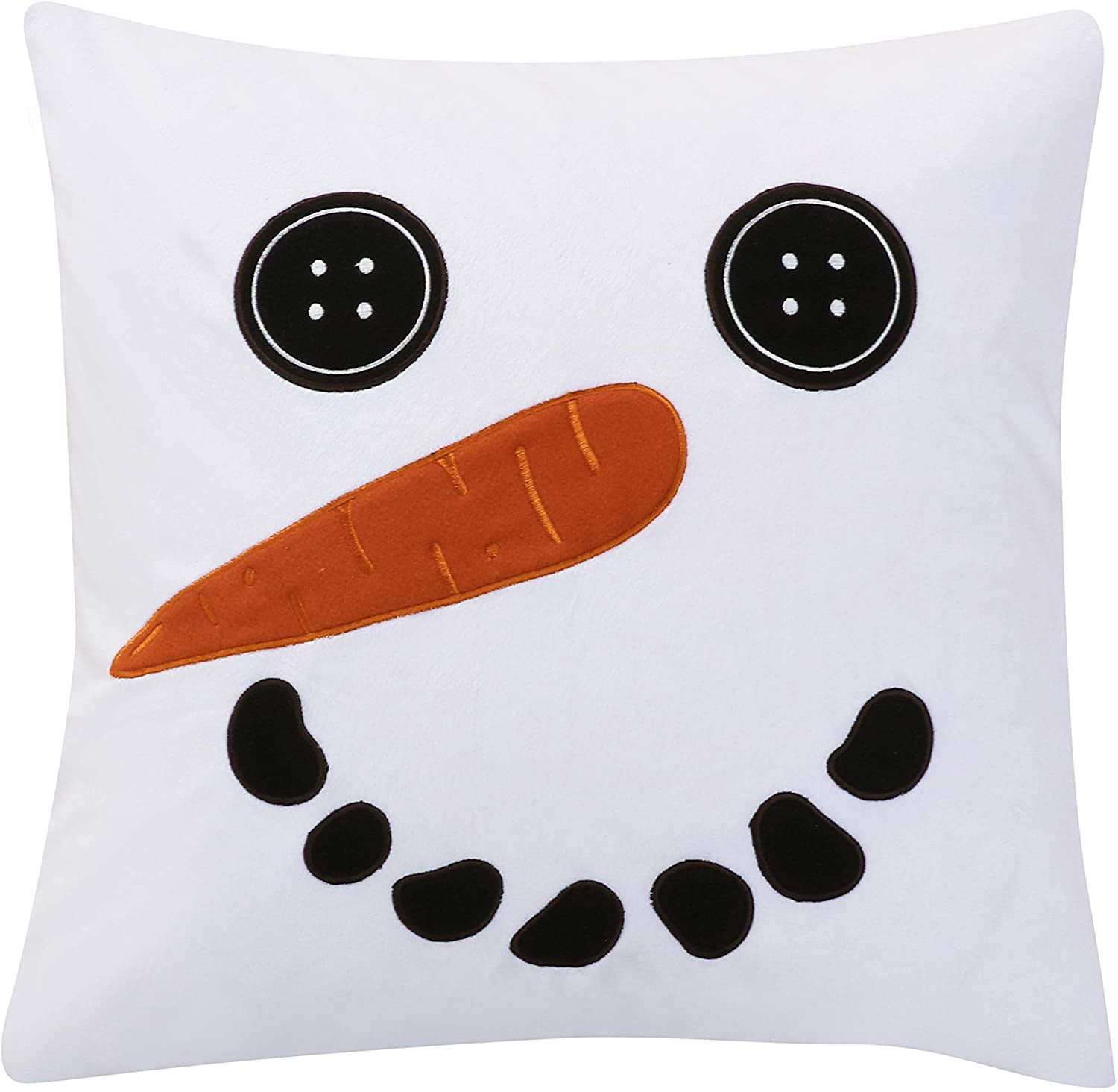 Winter Frosty The Snowman Christmas Pillow Ideal Gift 12 x 12 Decorative Handmade Tartan Square Cushion