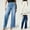 Dark Blue, variant on pstuiky Wide Leg Trousers Women, Solid Color Loose Long Straight Leg High Waisted Trousers Classic Fit Gym Pants Women Holiday Gifts Dark Blue L