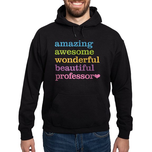 CafePress - Awesome Professor Hoodie (Dark) - Pullover Hoodie, Classic, Comfortable Hooded Sweatshirt