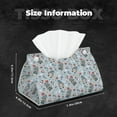 thumbnail image 5 of Sikiie Winter Gnome And Snowman Leather Tissue Box Cover Rectangle, Long Tissue Box Cover, Tissue Box Holder, Tissue Holder for Bathroom, 5 of 7