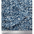 thumbnail image 1 of Soimoi Cotton Cambric Fabric Leaves,Bird & Rose Flower Fabric Prints By Yard 56 Inch Wide, 1 of 1