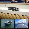 thumbnail image 6 of Uxcell 5Inch Boat Folding Cleat Flip-up Dock Cleat Dock Mooring Cleat with Screws, Black 2 Pack, 6 of 6