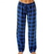 thumbnail image 4 of Pantalones de pijama con estampado a cuadros para mujer, pantalón de piernas anchas, para Otoño e Invierno, 4 of 4
