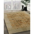 thumbnail image 3 of Ahgly Company Machine Washable Indoor Rectangle Industrial Modern Light Brown Area Rugs, 5' x 8', 3 of 7