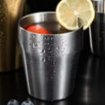 thumbnail image 3 of Cheers.US 175ml/300ml Premium Grade Stainless Steel Pint Cups Water Tumblers Unbreakable, Stackable, Brushed Metal Drinking Glasses, Chilling Beer Glasses, for Travel, Outdoor, Camping, 3 of 7