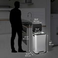 thumbnail image 7 of iTouchless SoftStep ProX 13.2 Gallon Step Pedal Trash Can with AbsorbX Odor Filter, Stainless Steel and Plastic Removable Inner Bucket, 50 Liter Garbage Bin for Kitchen, Home, Office, Business, 7 of 7