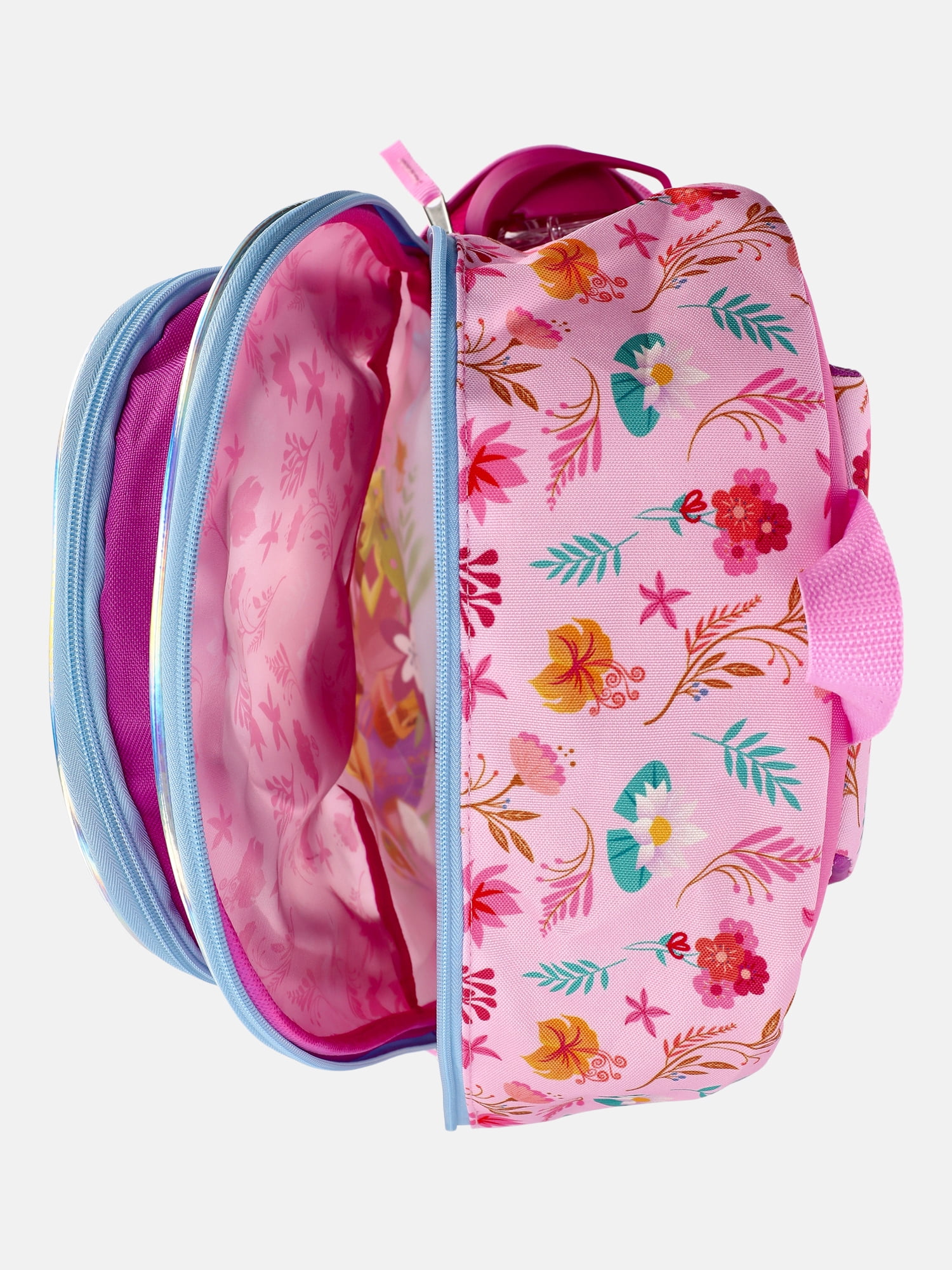 Disney Princess Pink Backpack Set with Lunch kit, Headphones and Water Bottle