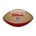 thumbnail image 2 of Minibalón de fútbol WILSON NFL San Francisco, retro, marrón, 2 of 6