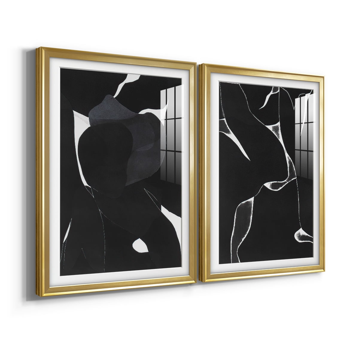 Wexford Home Night Bloom I Premium Framed Print, 26.5" x 36.5" - Ready to Hang, Gold (Set of 2)