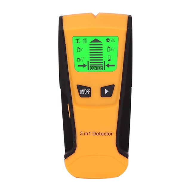 Detector de Metales, portátil, de mano, pantalla LCD profesional, perno de recordatorio de Audio, escáner de pared, herramienta de Sensor Equipos de laboratorio e instrumentos científicos Amarillo Scienceny TO008594-01B