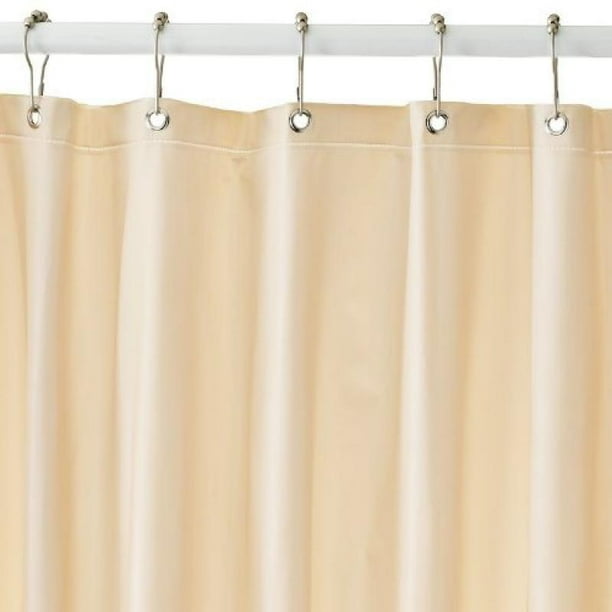 Shower Curtain Liner Mildew Resistant (Beige)