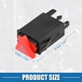 thumbnail image 4 of Unique Bargains Warning Indicator Switch No.8L0941509M Warning Light Button Hazard Flasher Switch for Audi A3 1996-2003, 4 of 6