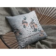 thumbnail image 4 of 16â€ Gray Black Boho Bird Indoor Outdoor Zippered Throw Pillow, 4 of 4
