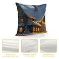 thumbnail image 4 of Orinice Snow Graphic Decorative Cushion Throw Pillow Cover Short Plush 1PC Winter Aesthetic Home Couch Living Room Bed Sofa Decor Christmas Theme 20x20in, 4 of 5