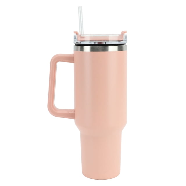 Botella de agua aislada de 40 oz taza de viaje de acero inoxidable aislada de gran calibre con pajita para deportes al aire libre Anggrek Otros