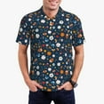 thumbnail image 3 of Rocae Ball Sports for Men's Short Sleeve Polo Shirt, Quick Drying Performance Moisture Wicking Sports Men's Golf Shirt, 3 of 9
