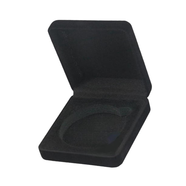 Caja de presentación para monedas conmemorativas reutilizables Negro