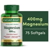 Nature's Bounty Magnesium Rapid Release Softgels, 400 Mg, 75 Ct