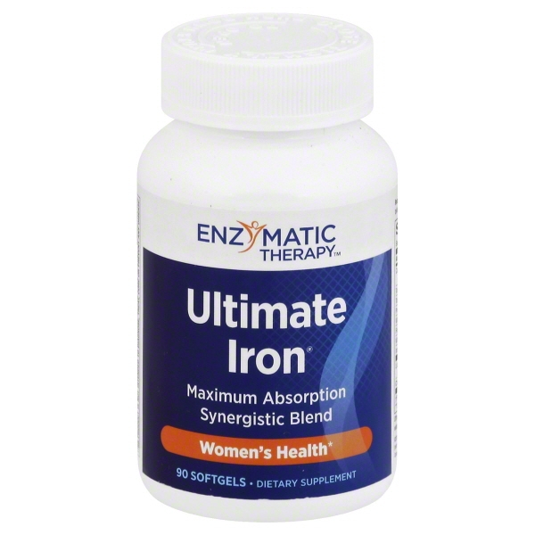 Enzymatic Therapy Enzymatic Therapy Ultimate Iron, 90 ea - Walmart.com