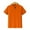 Orange, variant on Boys' School Uniform Short Sleeve Polo Shirt, Button Closure, Comfortable & Soft Pique Fabric
