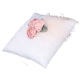 thumbnail image 6 of Verdant Touch Wedding Pillow Wedding Ring Pillow Cloth Wedding Cushion Romantic Wedding Supplies for Ceremony Decoration, 6 of 8