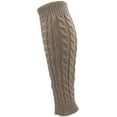 thumbnail image 2 of Leg Warmers for Women, 6 Pairs Knee High Cable Knit Warm Thermal Acrylic Winter Sleeve (Pack C), 2 of 4