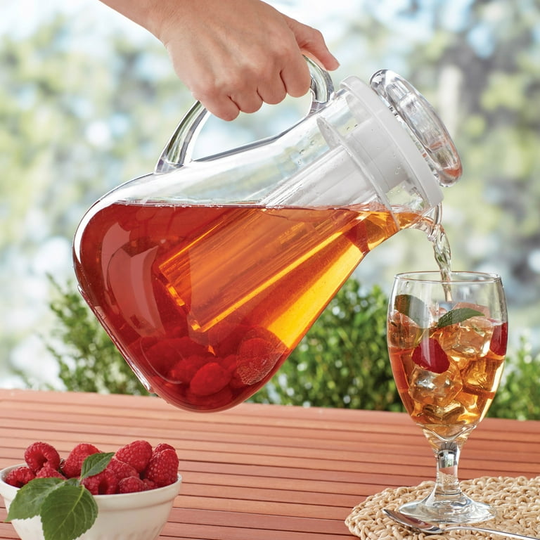 Mainstays Iced Infusion Beverage Pitcher with Built-in Strainer