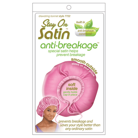 Stay on Satin Anti-Breakage Drawstring Bonnet Style 7722, 1 Count