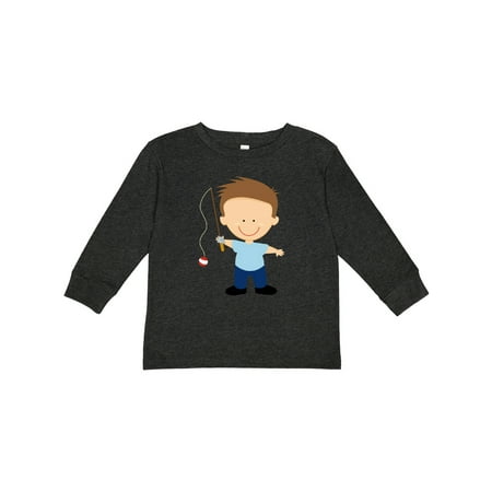 

Inktastic Fishing Boy or Dad Gift Toddler Boy Girl Long Sleeve T-Shirt