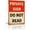 3, variant on Private Sign Do Not Read Oops Too Lates Funny Tin Metal Sign 12x8 Inch - Retro Vintage Wall Art Decor for Home or Garage