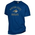 thumbnail image 2 of Men's ComfortWash Navy Montana State Bobcats Garment Dyed T-Shirt, 2 of 3