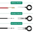 thumbnail image 1 of Herramienta De Extracción De Terminal De Coche 11-26PCS Kit de extractor de pines de herramienta de extracción de terminal de automóvil para la mayoría de los terminales de conector Hugtrwg Accesorios para autos y motos, 1 of 7