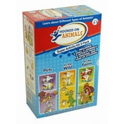 Hooked on Animals Super Activity Kit 3 Pack ~ From Hooked on Phonics ~ 3 DVDs, 3 Journals, 3 Activity Pads & 9 Crayons