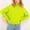 31#Yellow, variant on Women's Sweater Fashion Color High Neck Knit Pullover Sweater Large Round Neck Knit Toggle Coat Lapel Tweed Pea Coat For Women