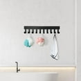 thumbnail image 6 of Closet Rod Support , Tyeign 2Pcs Hanging Hook for Keys Closet Shelf Rod Holder Sturdy J Shaped Closet Brackets for Hanging Clothes Cabinets Storage And Curtain Hook Screw Hooks Hooks for Hanging, 6 of 9