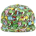 thumbnail image 1 of Super Mario Brothers Yoshi All Over Print Cap Blue, 1 of 5