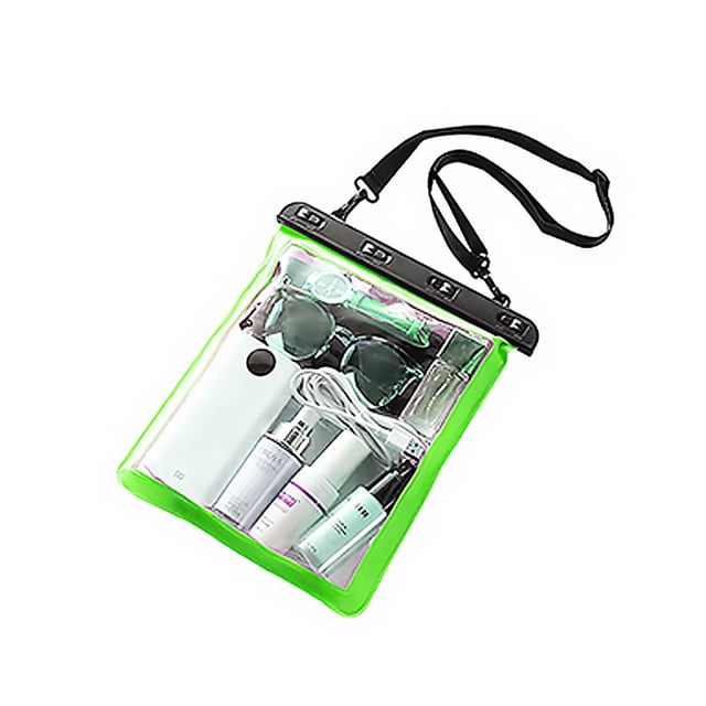 Waterproof Shoulder Bag Swimming Surfing Beach Water Playing Phone Transparent Toiletry Pouch