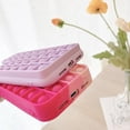 thumbnail image 4 of Funda para teléfono para iPhone, funda para teléfono Fidget con burbujas Push and Pop, juguetes sensoriales Fidget, funda protectora para teléfono móvil para hombres y mujeres (morado, iPhone XR), 4 of 5