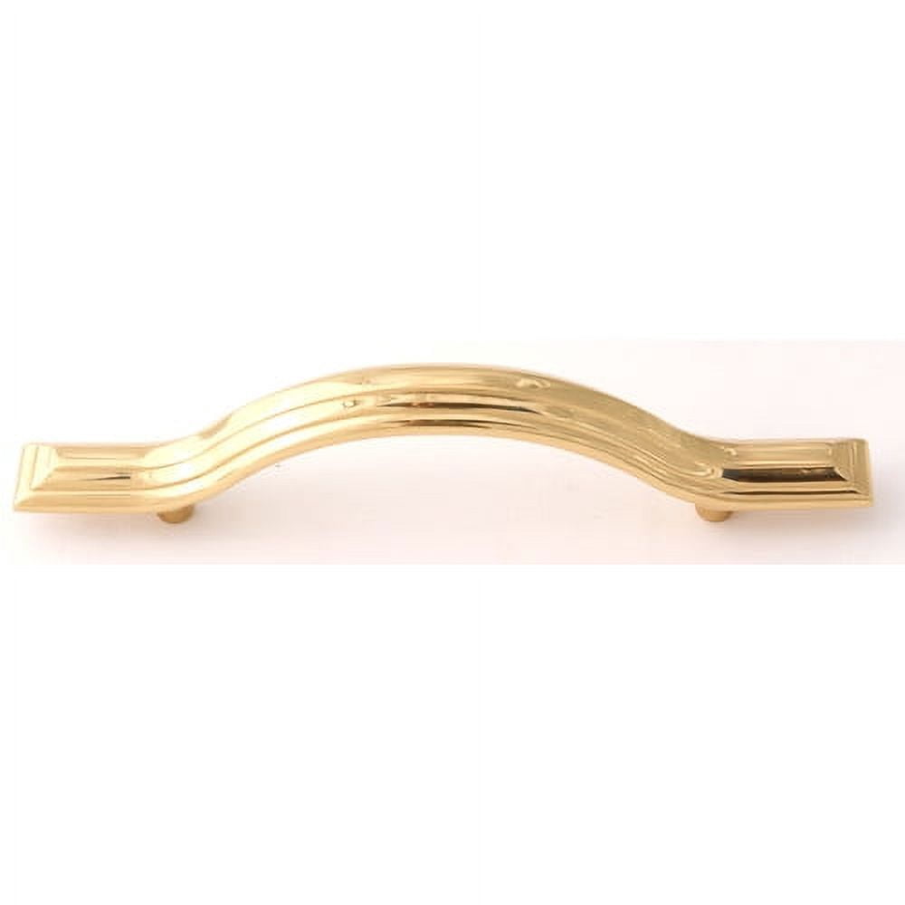 Geometric 3 1/2" Center Arch Pull, Bronze