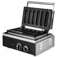 thumbnail image 3 of DENEST 6 Grid Commercial Hot Dog Machine Waffle Maker Sausage Maker Non-Stick 1500W, 3 of 12