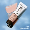 thumbnail image 4 of COVERGIRL Clean Invisible Liquid Foundation, 103 Light Ivory, 1.0 fl oz, 4 of 15