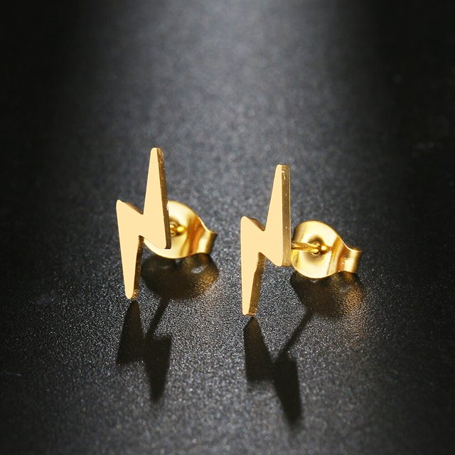 Pendientes de acero inoxidable Minimalismo Mapa Sol Clásico Gran oferta Pendientes de botón de moda Pendientes simples para mujer Joyería Boda NUEVO Tan Jianjun unisex