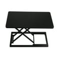 thumbnail image 4 of Standing Desk, Computer Lift Table Office Desk Stand Up with 7 Gears Folding Laptop Elevating Frame Mobile Working for Sit Home Desks, 4 of 5