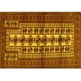 thumbnail image 1 of Ahgly Company Indoor Rectangle Persian Yellow Traditional Area Rugs, 8' x 12', 1 of 4