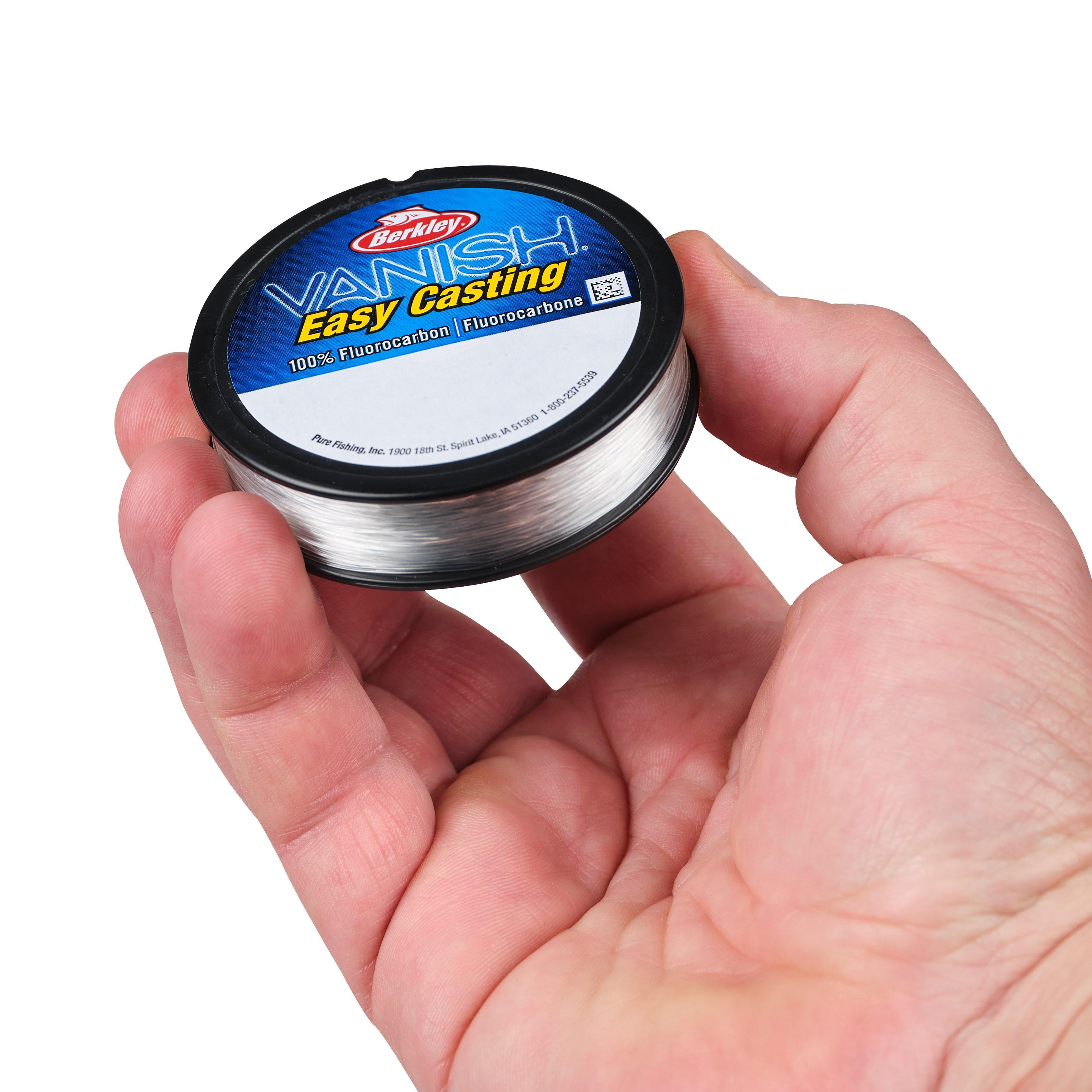 Berkley Vanish® Leader Material Fluorocarbon Fishing Line, Clear, 25 lb Test Strength, 40 yd