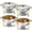 5QT 4 PACK, variant on Round Chafing Dish for Buffet, 2 Pack 6QT Chafer and Buffet Warmers Sets, Stainless Steel Catering Warmers for Wedding Parties Banquet Events